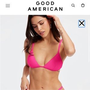 Good American size small triangle top